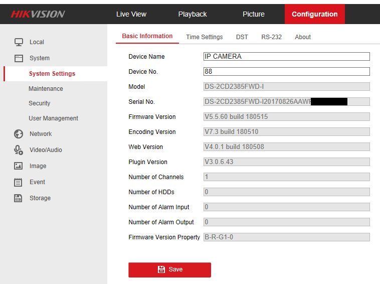 Hikvision new hot sale firmware