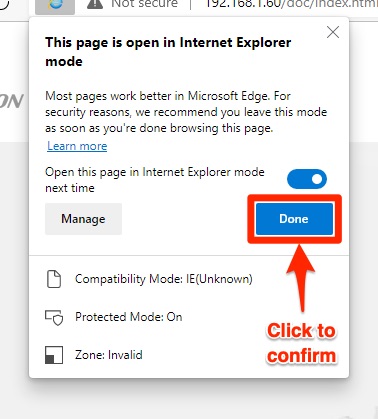 Internet Explorer Mode on Microsoft Edge – Hanwha Vision Europe