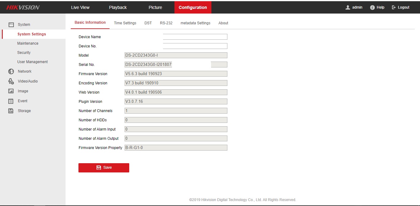 Hikvision no ip hot sale camera for deletion