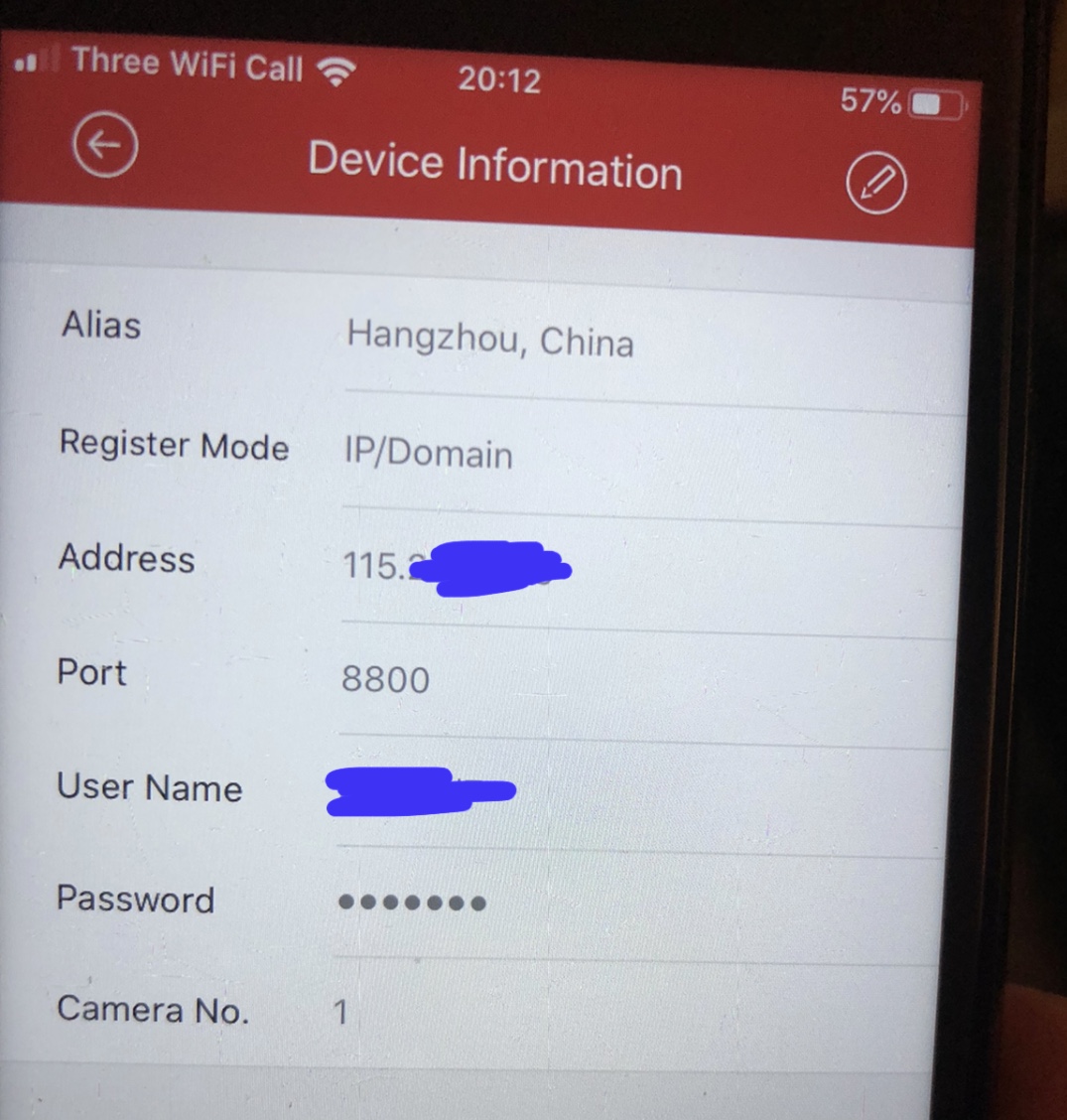 Ivms 4500 store connection failed android